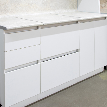 Шкаф напольный 600х850х600 мм BROZEX-WOOD Стиль, с двумя ящиками, белый Шкаф напольный 600х850х600 мм BROZEX-WOOD Стиль, с двумя ящиками, белый