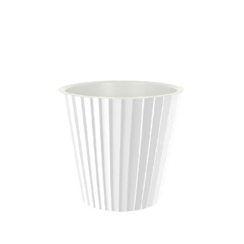 Кашпо пластм. "Sand"  2,0л d верха 160мм h146мм со вставкой Белый IG640010048 *1/16