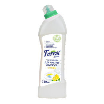 Гель-концентрат для чистки унитазов "Лимон" Forest clean 750 мл.(16) Арт. 353 Гель-концентрат для чистки унитазов "Лимон" Forest clean 750 мл.(16) Арт. 353