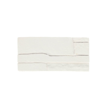 Гипсовая плитка 200х96 мм ЭлитПроф «Скала», 0.5 м², белый