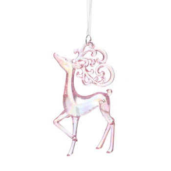 Подвеска "Волшебное копытце" 8*14 см, Розовый