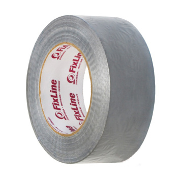 Лента клейкая армированная 48мм х 50м Серый "FixLine" *1/24 Лента клейкая армированная 48мм х 50м Серый "FixLine" *1/24