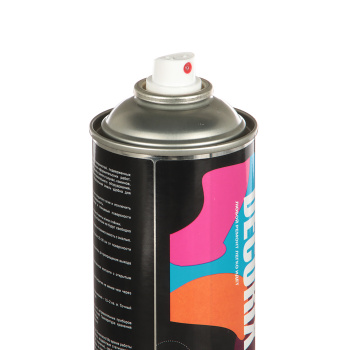 Эмаль-аэрозоль DECORIX RAL9006, жаростойкая, 520 мл, бело-алюминиевый