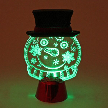 Сувенир с подсветкой "Новогодние друзья" 12,5*8 см, микс