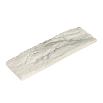 Гипсовая плитка 200х65 мм ЭлитПроф «Винтаж», 0.5 м², серо-белый