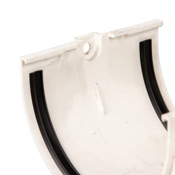 Соединитель желоба 120 мм Docke Standard, белый