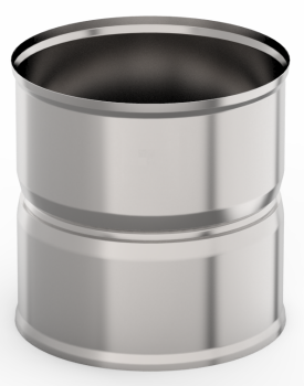 Адаптер (для старта), раструб d115х115 0,8мм нержавейка AISI 430 (мама/мама) GS *1