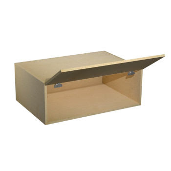 Шкаф навесной 800х300х550 мм BROZEX-WOOD Melissa, 3 ярус, белый / светло-бежевый