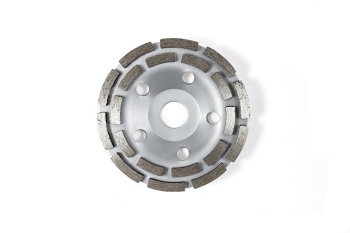 Чашка алмазная шлифовальная 125*22.23мм бетон/камень/кирпич двухрядная Novocraft *1