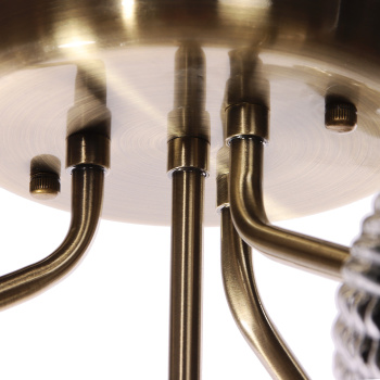 Люстра N5121/4 АВ Е27 4*40Вт ( h=325; d=560)  VERNER LIGHTING *1