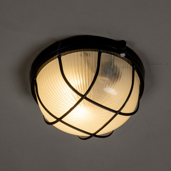 Светильник НПБ 1302 круг с реш. IP54 60Вт черн. TDM SQ0303-0033 *1/12