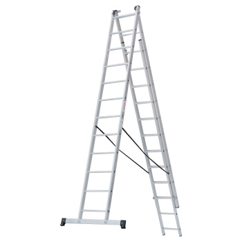 Лестница многофункциональная складная алюм. 3х12ступ.,общ.дл.7,87м,max н.150кгNV1230 1230312 "НВ" *1