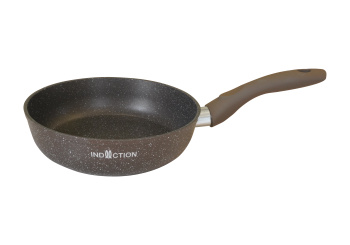 Сковорода алюмин. антипригарная "Kukmara" "Marble INDUCTION" Мрам.коф. d26см смкиш260а*1/5