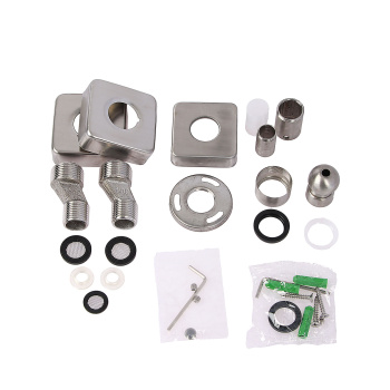 Смеситель д/ванны со стойкой для душа + ручной и тропический душ Fmark FS8145-35 *1