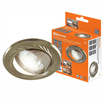 Светильник встраиваемый поворот.СВ 02-02 MR16 50Вт G5.3 мат.ник/никельTDM SQ0359-0006 *1/10/50