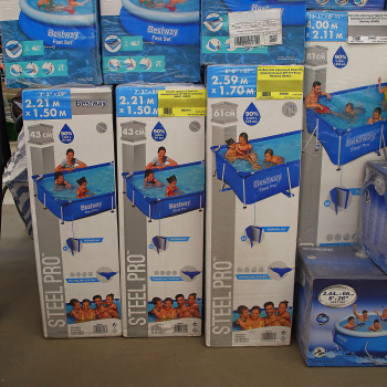 Бассейн каркасный BESTWAY Steel Pro, 221x150x43 см, 1200 л