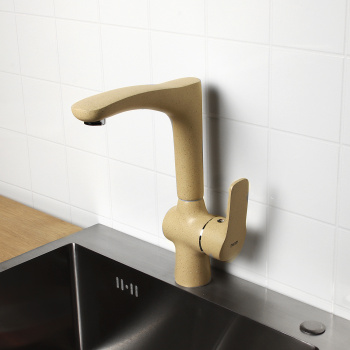 Смеситель для кухни Potato P4041-9, высокий излив, рычажный Смеситель для кухни Potato P4041-9, высокий излив, рычажный