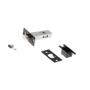 Задвижка дверная врезная APECS L-0126, черный матовый