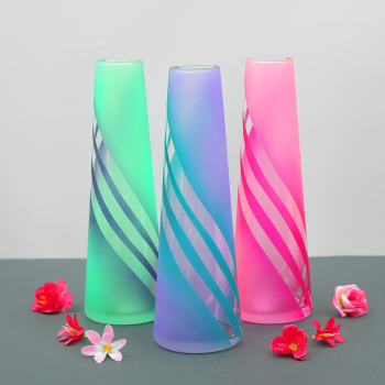 Ваза "Фентези" коническая с.d-4.5мм,  29см МИКС  1517532