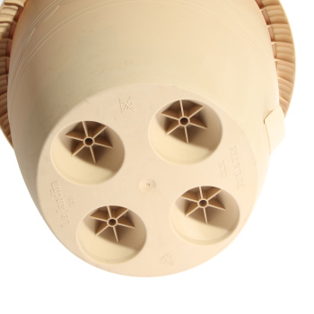 Кашпо пластм. "Lе Jardin"20,5л d верха 400мм h330мм дрен.реш.,прикорн.вент. Зол.мрам.106-3*1/10