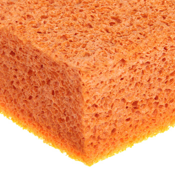 Губка для удаления затирки 160*110*60мм вискозная оранжевая (арт.670-200)  *1/10/50