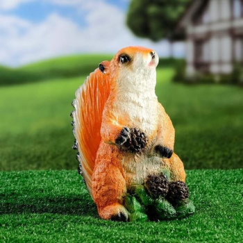 Садовая фигура "Белка с шишками" 27см 6254521