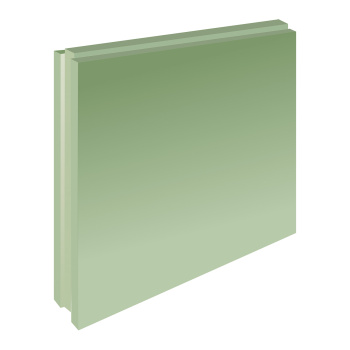 Плита гипсовая 667х500х80 мм пазогребневая Ергач, полнотелая, влагостойкая