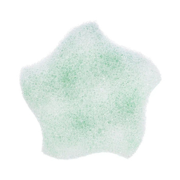 Мочалка из целлюлозы c массажным слоем, 11х11х3,5 см, звезда "Банные штучки" /30
