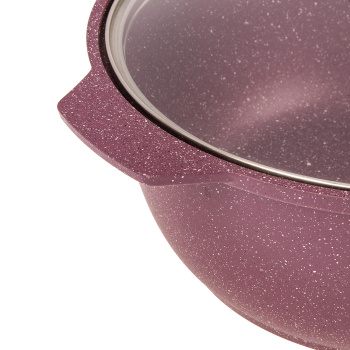 Кастрюля алюм. литая а/приг. Kukmara "Trendy style" Mystery "жаровня" 4,0л Ст.кр. ж41tsm *1/4