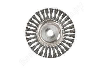 Щетка-крацовка "круглая" витая проволока 180мм*22,23мм PATRIOT *1/10/20