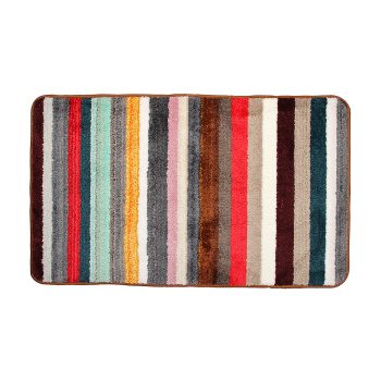 Коврик д/ванной HOZBAT "Полоски" (60см х 100см) цвет МИКС *1/60