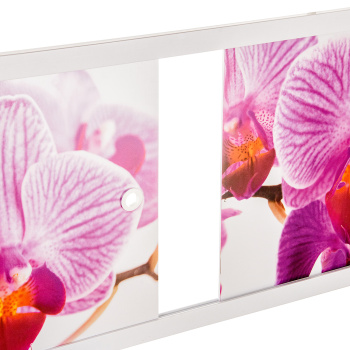 Экран под ванну "Ультра легкий АРТ" ДИКАЯ ОРХИДЕЯ (фотопечать) 1,68м *2