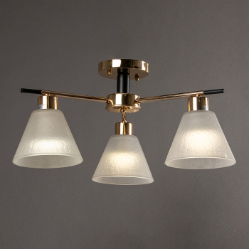 Люстра 09112-3.3-03 FG+BK 40Вт S=18м2    *2