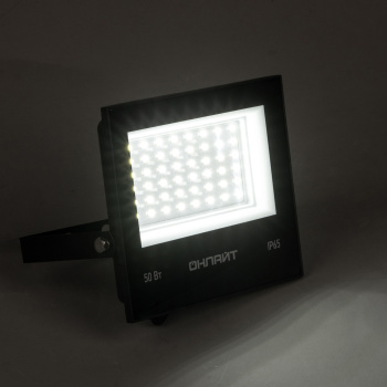 Прожектор светодиодный 50Вт 6,0K IP65 холодный Онлайт OFL-50-6K-BL-IP65-LED 71660 *1/40