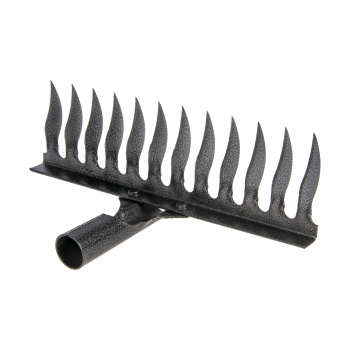 Грабли витые 12-зуб рельсовая сталь, клепаные МИ *1/48