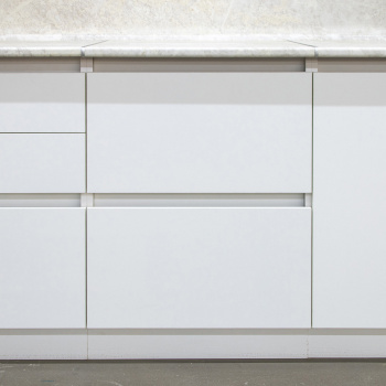 Шкаф напольный 600х850х600 мм BROZEX-WOOD Стиль, с двумя ящиками, белый