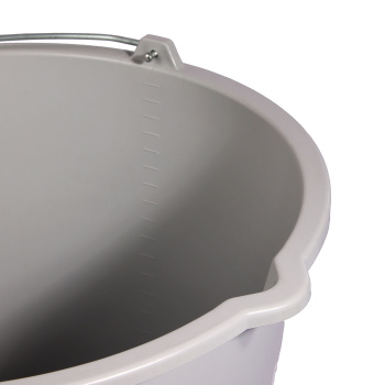 Ведро строительное 20 л Акор, ударопрочное, металлическая ручка, пластик