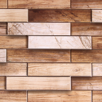 Панель ПВХ 980х480 мм GRACE, дерево орех, 0.47 м²