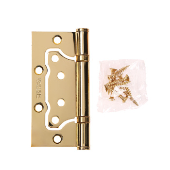 Петля без врезки Фабрика Замков E-2BB-100 PB, 100х75х2.5 мм, цвет золото