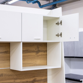 Шкаф навесной 600х676х290 мм BROZEX-WOOD Liberty, с двумя дверцами, белый Шкаф навесной 600х676х290 мм BROZEX-WOOD Liberty, с двумя дверцами, белый