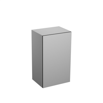 Шкаф навесной 400х676х290 мм BROZEX-WOOD Серый лед, с дверцей, серый / графит