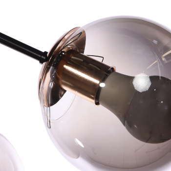 Люстра N5122/4 COFFEE+FGD Е27 4*40Вт ( h=295; d=515)  VERNER LIGHTING *1